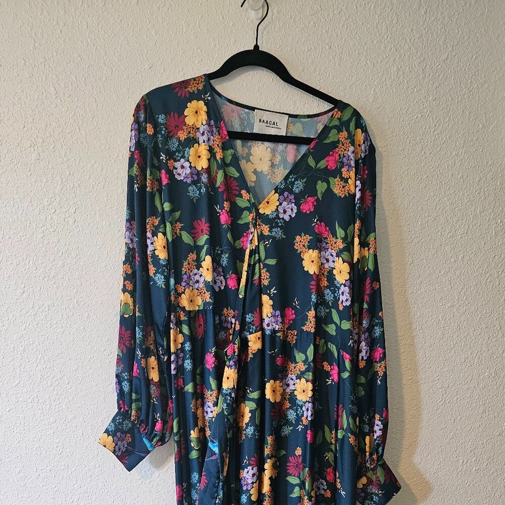 BAACAL - The Maxey Maxi Wrap Dress - Birds and Bees